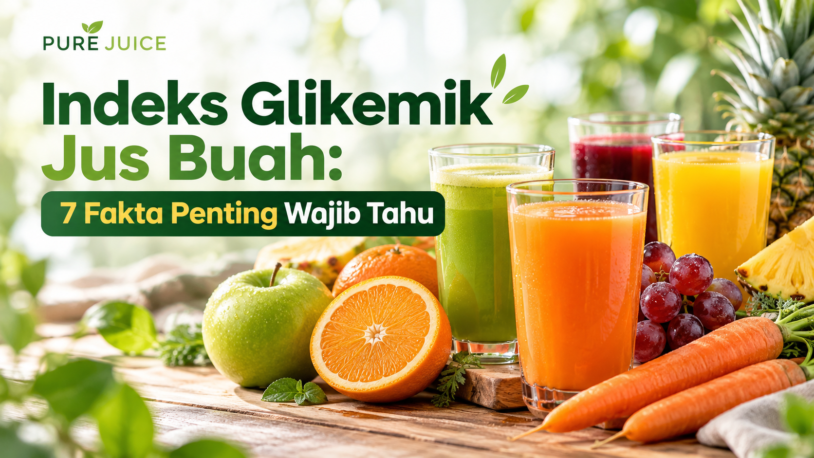 Indeks Glikemik Jus Buah: 7 Fakta Penting Wajib Tahu